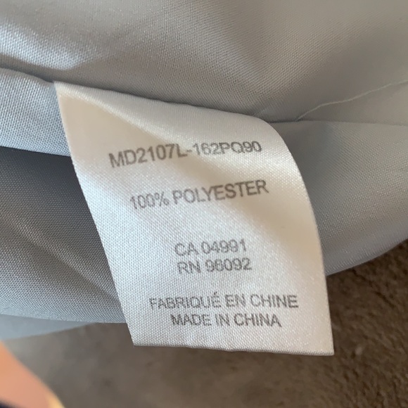 👗 Fleur Bleve Dress Blue Floral Sleeveless rouched mini Roomy Medium - Picture 9 of 10